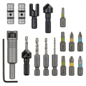 WOLFCRAFT FLIPBIT - zestaw uniwersalny All-In-One,  3086000