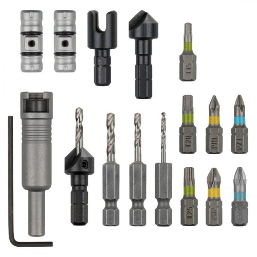 WOLFCRAFT FLIPBIT - zestaw uniwersalny All-In-One,  3086000