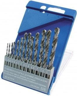 PROLINE Wiertła do metalu HSS DIN 338 szlifowane 13 sztuk (2-8 co 0.5 mm)  77214