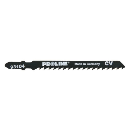 PROLINE Brzeszczoty do wyrzynarki, do bardzo szybkiego cięcia drewna, 5 sztuk, 100/75 mm, 6 TPI, typ T (A),  93104