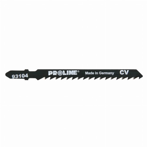 PROLINE Brzeszczoty do wyrzynarki, do bardzo szybkiego cięcia drewna, 5 sztuk, 100/75 mm, 6 TPI, typ U, 93404