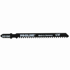 PROLINE Brzeszczoty do wyrzynarki, do szybkiego cięcia zgrubnego, 5 sztuk, 100/75 mm, 8 TPI, typ U (B), 93406