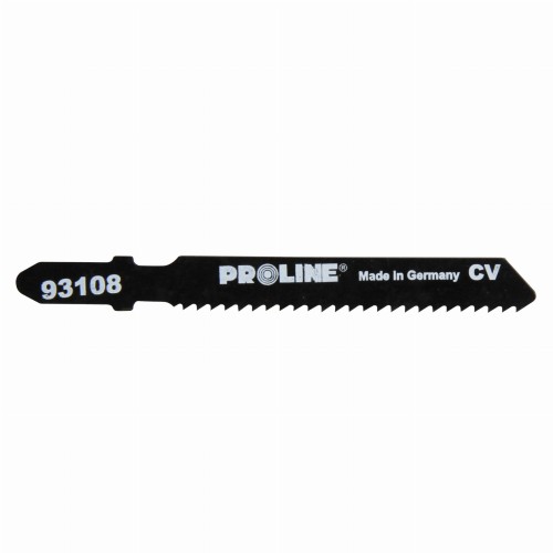 PROLINE Brzeszczoty do wyrzynarki, do szybkiego cięcia plexi i drewna, 5 sztuk, 75/50 mm, 12 TPI, typ U (B),  93408