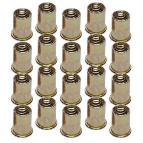 PROLINE Nitonakrętki stalowe z kołnierzem M10, 20 szuk.,  59716