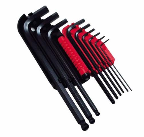 STANLEY Zestaw kluczy sześciokątnych z kulką - 9szt. (1,5-10mm)  69-256