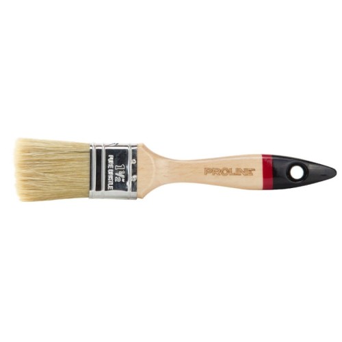 PROLINE Pędzel angielski profesjonalny 3" do farb olejnych, rączka drewniana,  41104