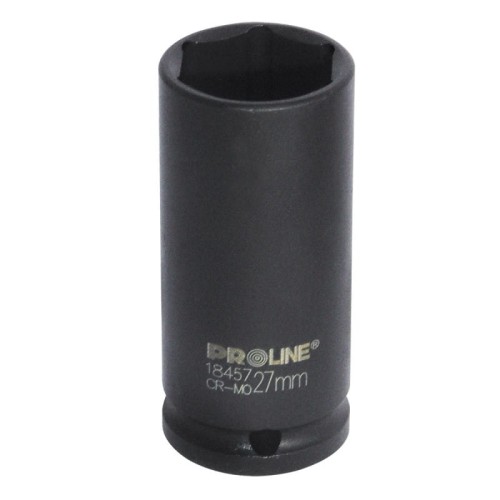 PROLINE Nasadka udarowa sześciokątna wydłużona 1/2" 10 mm, stal CrMo SCM-440,  18440