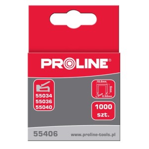 PROLINE Zszywki TYP G 8 mm, 10.6x1.2 mm, 1000 sztuk,  55408