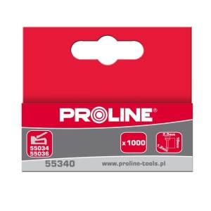 PROLINE Gwoździe TYP E/J, 10 mm, 2.0x1.2 mm, 1000 sztuk,  55340