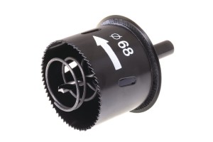 WOLFCRAFT Otwornica z wyrzutnikiem śr. 68 mm talerz mocujacy z metalu 2158000