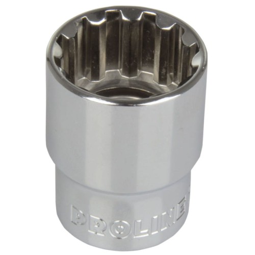 PROLINE Nasadka 1/2” Spline M15, 38 mm, CrV,  18507