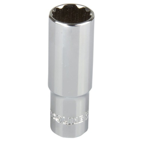 PROLINE Nasadka 12-kątna wydłużona 1/2" 8 mm, L=77 mm, CrV,  18608