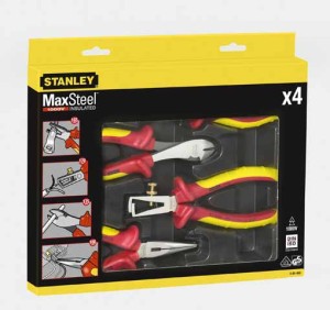 STANLEY Szczypce MaxSteel VDE - zestaw 4szt.  84-489