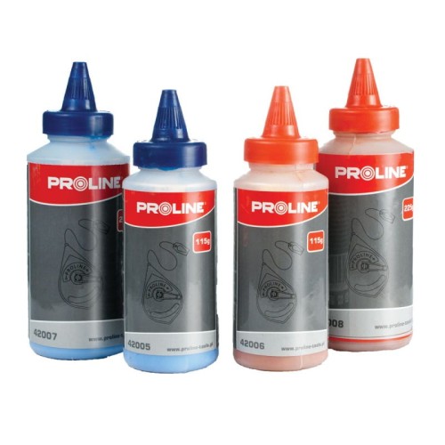 PROLINE Kreda traserska czerwona 115g, dozownik plastikowy  42006