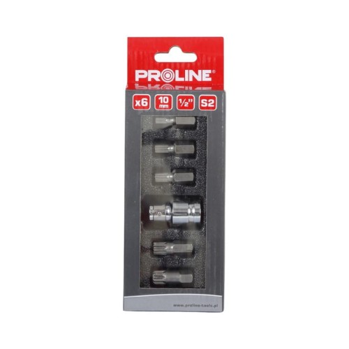 PROLINE Zestaw 8 sztuk końcówek Ribe M5-M14,  10753