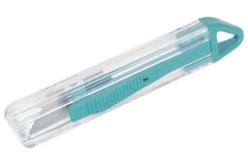 WOLFCRAFT Nóż z obudową z tworzywa bezpieczny automatycznie chowane ostrze 4135000