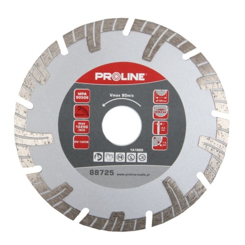 PROLINE Tarcza diamentowa segmentowa Turbo-T (beton) 125x22.2mm,  88725