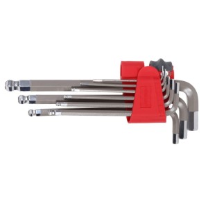PROLINE Klucze imbusowe  z kulką komplet 9 sztuk, 1.5-10 mm  48330