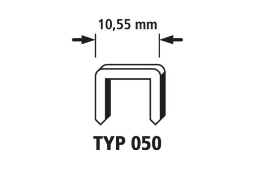 WOLFCRAFT Kpl. 2000 Zszywki stal typ50 6mm 7010000