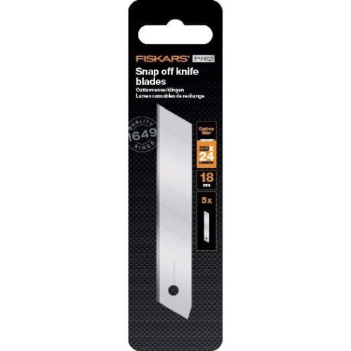 FISKARS Ostrza łamane CarbonMax 18 mm 5 szt. /1027232/