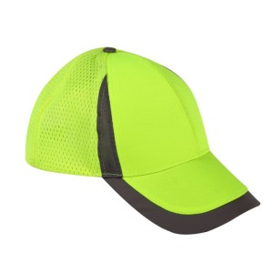 LAHTI PRO Czapki z daszkiem siatkowe, żółte, 12 sztuk  /L1010500/
