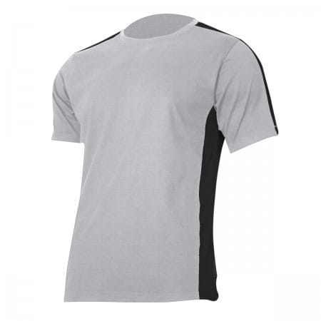 LAHTI PRO Koszulka bawełniana (T-shirt), szaro-czarna, 180 g/m2, rozmiar S  /L4022801/