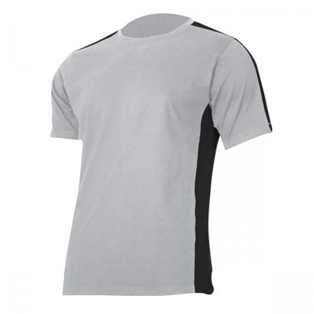 LAHTI PRO Koszulka bawełniana (T-shirt), szaro-czarna, 180 g/m2, rozmiar M  /L4022802/
