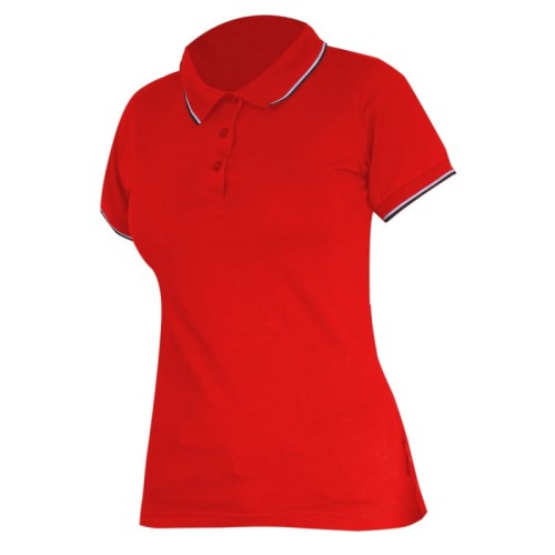 LAHTI PRO Koszulka polo damska, czerwona, 190 g/m2, rozmiar 3XL  /L4031406/