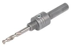 WOLFCRAFT Trzpień mocujący z wiertłem centrującym dla wkładów do otwornic Bimetal 5957000