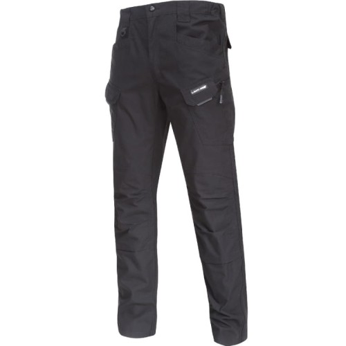 LAHTI PRO Spodnie robocze bojówki czarne Slim Fit roz. XXXL  (L4051506)