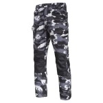 LAHTI PRO Spodnie robocze bojówki moro wzmocnione Slim Fit roz. S  (L4051401)