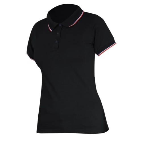 LAHTI PRO Koszulka polo damska 190 g/m2, czarna, rozmiar L  /L4031703/