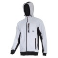 LAHTI PRO Bluza robocza z kapturem zapinana na suwak, szaro-czarna, rozmiar 3XL /L4012606/
