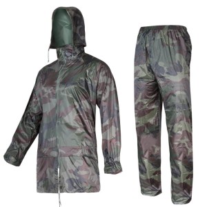 LAHTI PRO Komplet przeciwdeszczowy moro rozmiar M /L4140802/