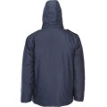 LAHTI PRO Kurtka robocza, zimowa ocieplana z kapturem, granatowa, rozmiar 2XL /L4092805/