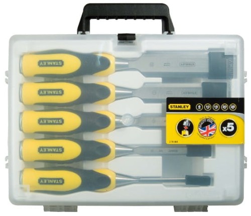 STANLEY Zestaw dłut DynaGrip w walizce – 5szt. (6, 10, 15, 20, 25mm)  16-888