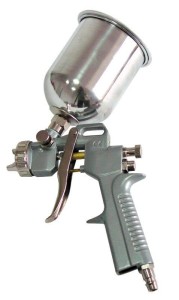 MEGA Pistolet lakierniczy 1/4 cala z górnym zbiornikiem, CE /66245/