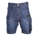 LAHTI PRO Spodnie, spodenki robocze jeansowe krótkie Slim Fit roz. L  /L4070703/