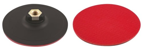 PROLINE Dysk gumowy 125mm z gwintem M14 z rzepem 27036