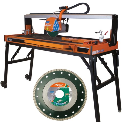 NORTON Clipper TR252 Przecinarka elektryczna do glazury, płytek, gresu długości 120cm1,5kW