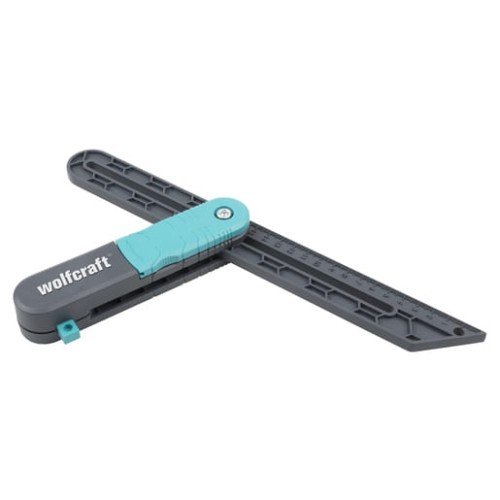 WOLFCRAFT Kątownik Laminat z funkcją wyznaczania linii równoległych,