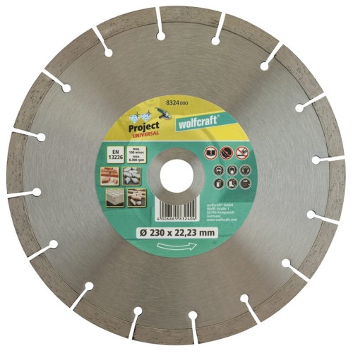 WOLFCRAFT Tarcza diamentowa  Pro Universal 230mm