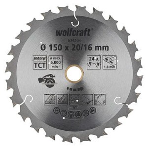 WOLFCRAFT Tarcza HM do pilarek akumulatorowych, Fi 150,  6342000