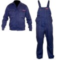 LAHTI PRO Quest Ubranie robocze granatowe, bluza i ogrodniczki, rozmiar M /LPQK76M/