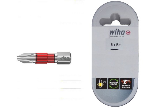 WIHA Zestaw 5szt bitów w pudełku TY 29 mm PH3