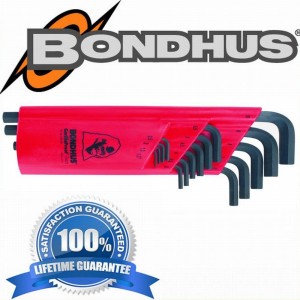 BONDHUS Komplet imbusów długich 15-szt, 12195