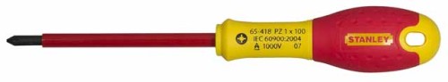 STANLEY Wkrętak dla elektryków FatMax Pozidriv: Pz2, 125mm  65-419