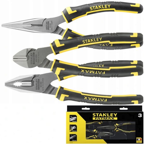 STANLEY Zestaw szczypiec MaxSteel - 3szt. 165mm  84-488