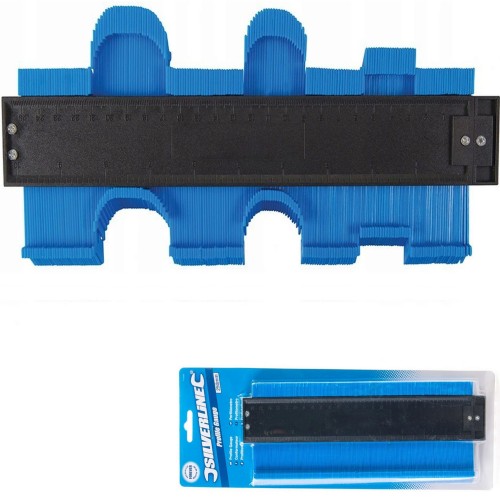 SILVERILNE Wzornik do wymiarowania kształtów długość 250mm 473526