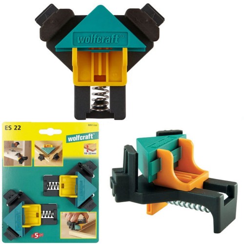 WOLFCRAFT komplet 2 szt. ES 22 Ściski kątowe 3051000